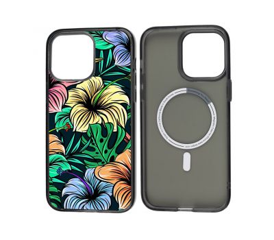 Чохол для iPhone 12 Pro MixCase MagSafe квіти орхідеї