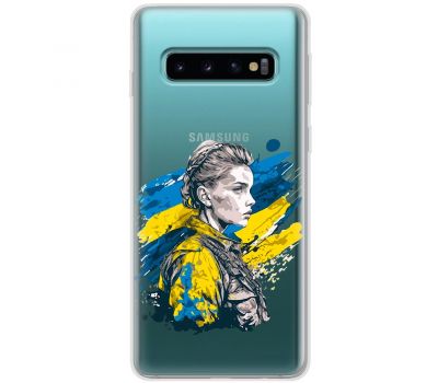 Чохол для Samsung Galaxy S10 (G973) MixCase патріотичні незламна Українка