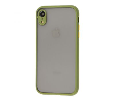 Чохол для iPhone Xr LikGus Totu camera protect зелений