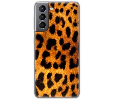 Чохол для Samsung Galaxy S21 FE (G990) MixCase Леопард вовна