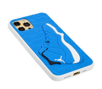 Чохол для iPhone 12 / 12 Pro Sneakers Brand jordan синій / білий 3213148