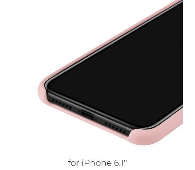 Чохол для iPhone 11 Hoco Silky Soft Touch "світло-рожевий" 3213481