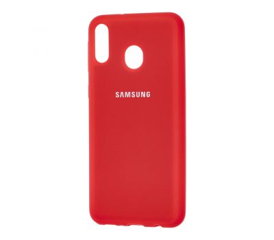 Чохол для Samsung Galaxy M20 (M205) Silicone cover червоний