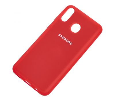 Чохол для Samsung Galaxy M20 (M205) Silicone cover червоний 3214786