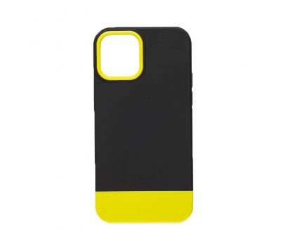 Чохол для iPhone 12 / 12 Pro Bichromatic black / yellow