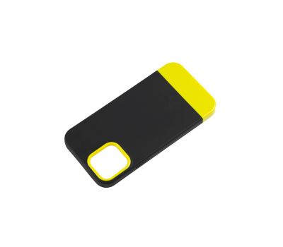 Чохол для iPhone 12 / 12 Pro Bichromatic black / yellow 3216321