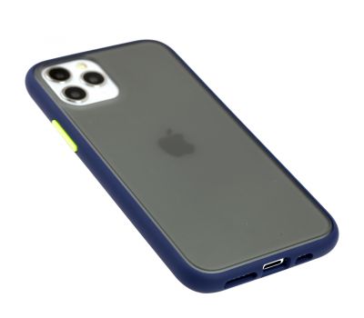Чохол для iPhone 11 Pro LikGus Maxshield синій / салатовий 3216281