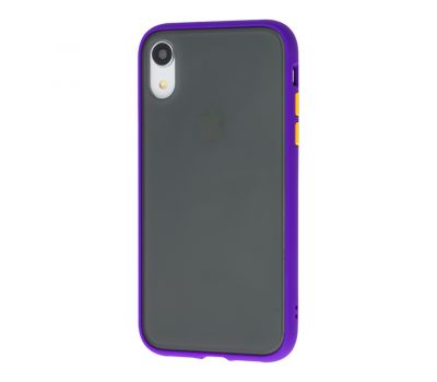 Чохол для iPhone Xr "LikGus Maxshield" фіолетовий
