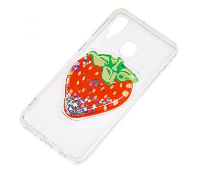 Чохол для Samsung Galaxy A40 (A405) рідкі фрукти 3D "полуниця" 3217654