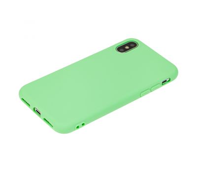 Чохол для iPhone X / Xs Matte зелений 3218182