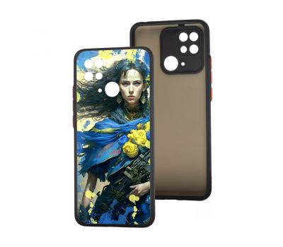 Чохол для Xiaomi Redmi 10C MixCase патротичні Українка воїн