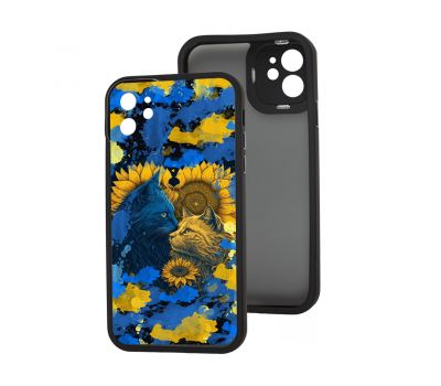 Чохол для iPhone 11 MixCase LikGus патротичні cats in a sunflower