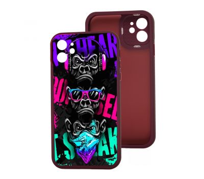 Чохол для iPhone 12 MixCase LikGus тварини monkey