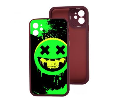 Чохол для iPhone 12 MixCase LikGus тварини green smiley