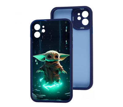 Чохол для iPhone 12 MixCase LikGus мультики Yoda in space