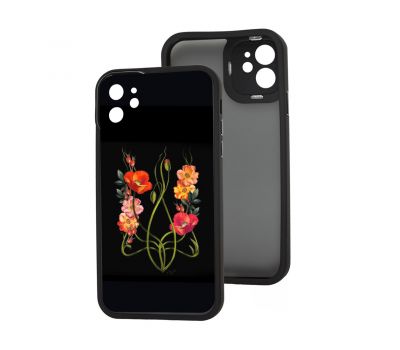 Чохол для iPhone 12 MixCase LikGus патротичні Тризуб з квітів