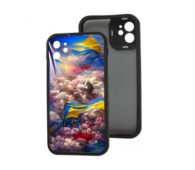 Чохол для iPhone 12 MixCase LikGus патротичні Прапор фарбами