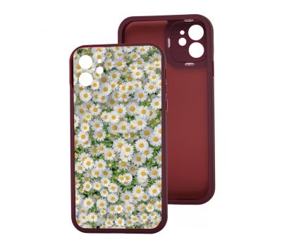 Чохол для iPhone 12 MixCase LikGus квіти ромашки фарбами