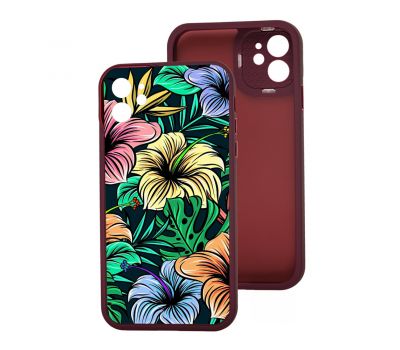 Чохол для iPhone 12 MixCase LikGus квіти тропіки