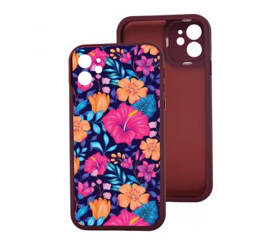 Чохол для iPhone 12 MixCase LikGus квіти яскраві