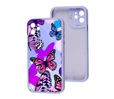 Чохол для iPhone 12 MixCase LikGus метелики червоні