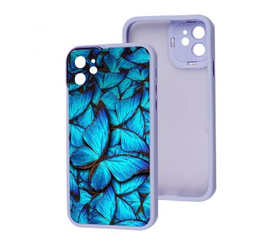 Чохол для iPhone 12 MixCase LikGus метелики сині