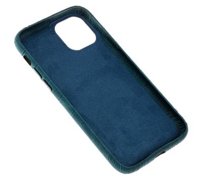 Чохол для iPhone 11 Pro Leather croco full зелений 3221816