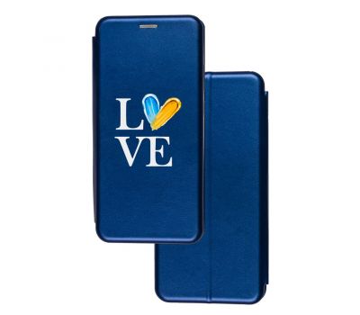 Чохол-книжка Samsung A03 Core (A032) з малюнком синій з любов до батьківщини