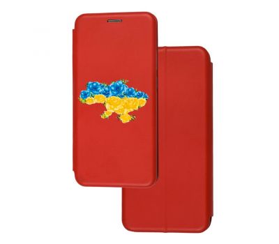 Чохол-книжка Samsung Galaxy A03s (A037) з малюнком червона держава Україна