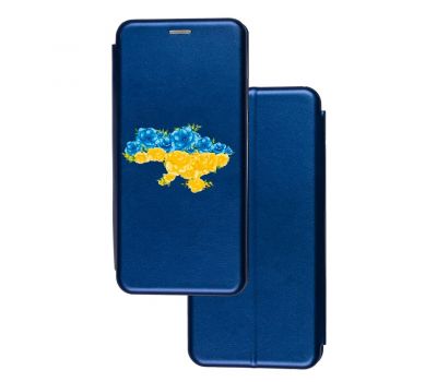 Чохол-книжка Samsung Galaxy A03s (A037) з малюнком синій держава Україна