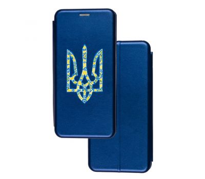 Чохол-книжка Samsung Galaxy A04 (A045) з малюнком синій Герб із візерунком