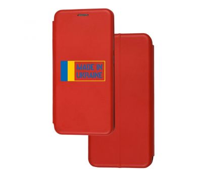 Чохол-книжка Samsung Galaxy A10 (A105) з малюнком червона made in Ukraine