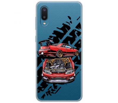 Чохол для Samsung Galaxy A02 (A022) MixCase машини red car