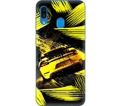 Чохол для Samsung Galaxy A20 / A30 MixCase машини жовта машина