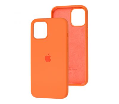 Чохол для iPhone 12 mini Silicone Full оранжевий / apricot