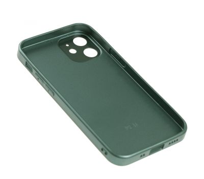Чохол для iPhone 12 mini glass LV зелений 3223876