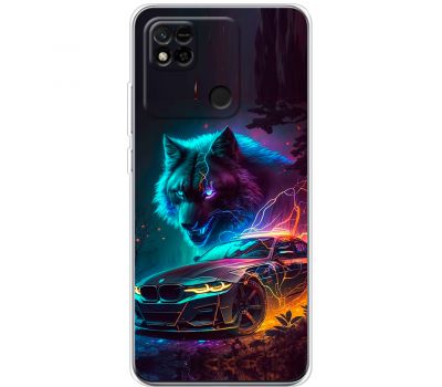 Чохол для Xiaomi Redmi 10A MixCase машини bmw вовк