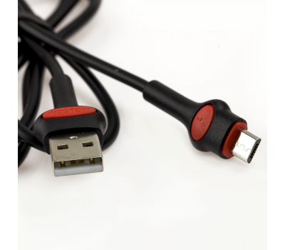 Кабель USB Moxom MX-CB20 microUSB 2.4A 1m чорний 3226167