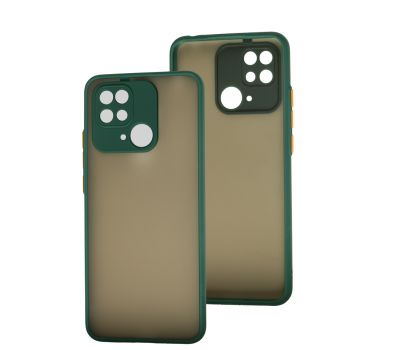 Чохол для Xiaomi Redmi 10C LikGus Totu camera protect оливковий