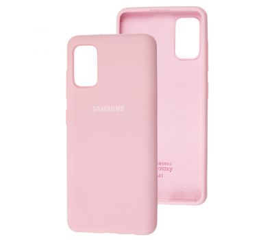 Чохол для Samsung Galaxy A41 (A415) Silicone Full світло-рожевий