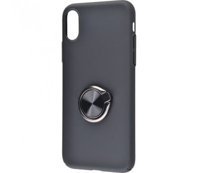 Чохол для iPhone X Baseus Ring Bracket Case чорний