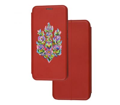 Чохол-книжка Samsung Galaxy A10 (A105) з малюнком квітковий Тризуб