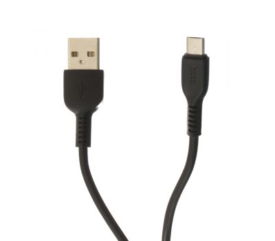 Кабель USB Hoco X13 Easy Charging microUSB 2.4A 1m чорний 3231073