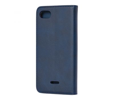 Чохол книжка для Xiaomi Redmi 6A Black magnet синій 3231598