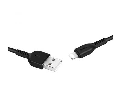 Кабель USB Hoco X13 Easy Charging Lightning 2.4A 1m чорний 3231070