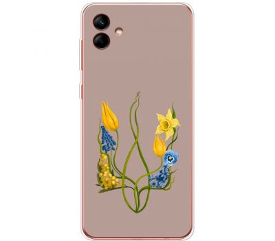 Чохол для Samsung Galaxy A04 (A045) MixCase патріотичні квіти у формі герба