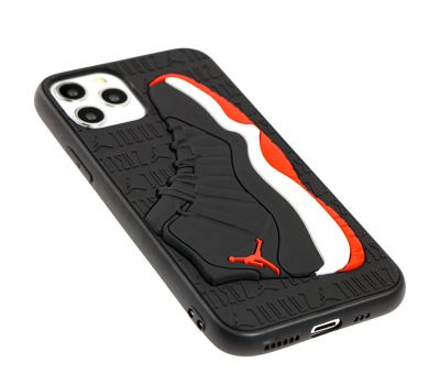 Чохол для iPhone 11 Pro Sneakers Brand jordan чорний/червоний 3232397