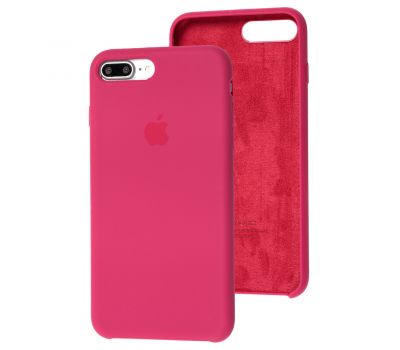 Чохол Silicone для iPhone 7 Plus / 8 Plus case малиновий / pomegranate