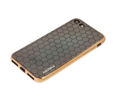Чохол Remax для iPhone 7/8 Honey cell з окантовкою золотистий 3235620