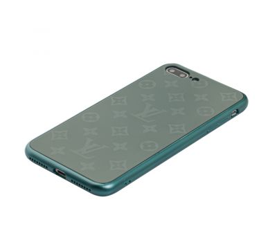Чохол для iPhone 7 Plus / 8 Plus glass LV зелений 3236020
